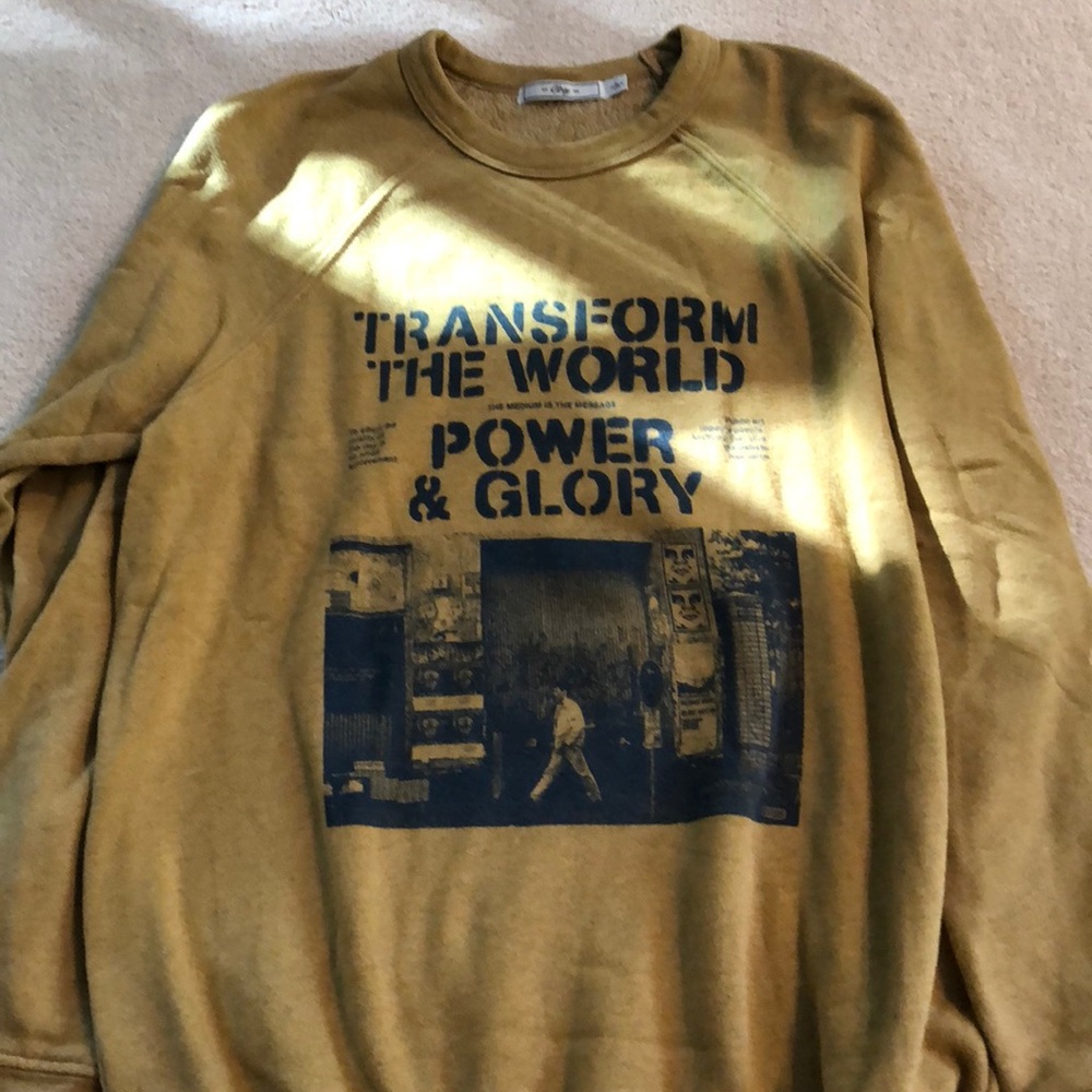 Obey mustard sweatshirt